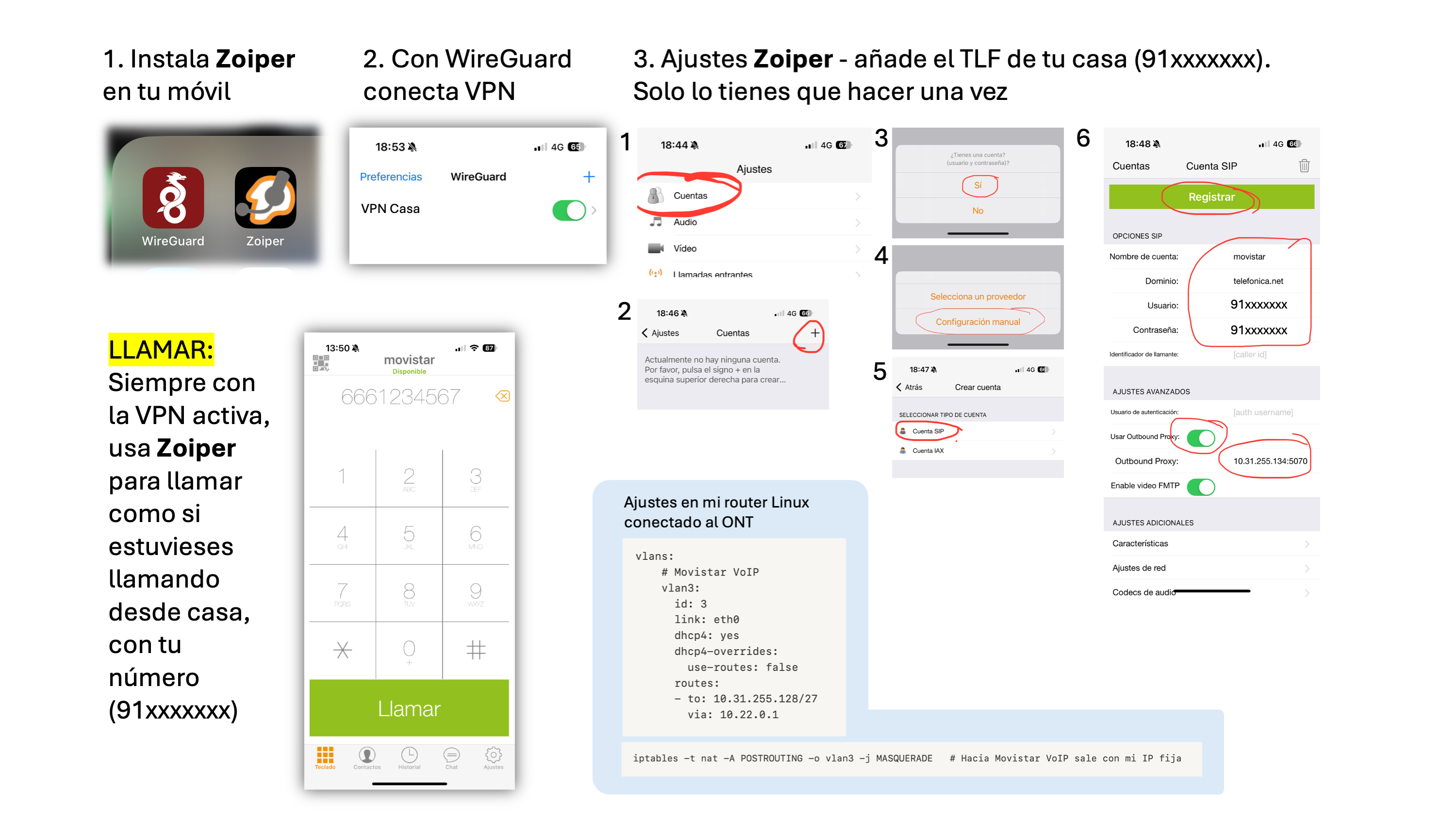 Zoiper para iPhone