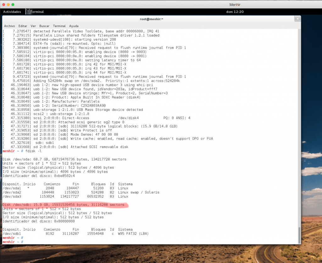 Preparación de los File Systems