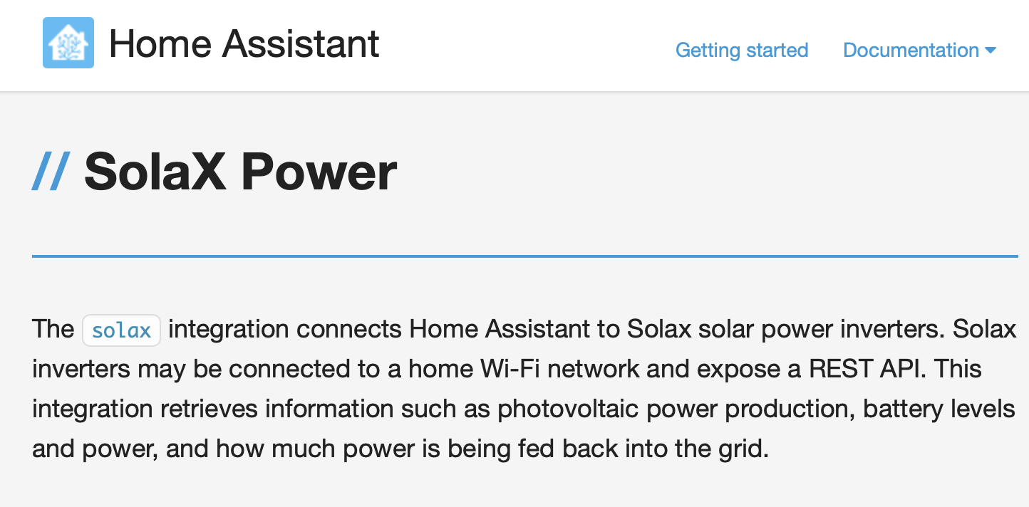 Integración Solax Power con Wifi Dongle