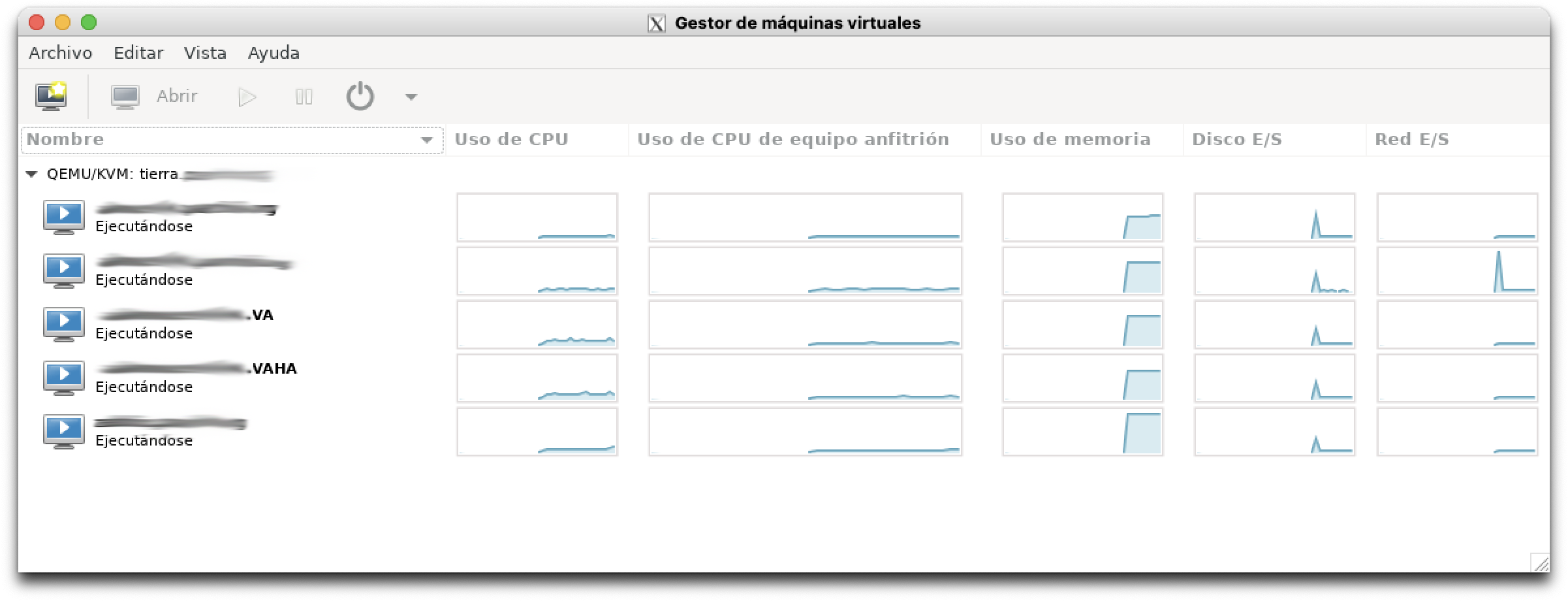 Gestor virt-manager
