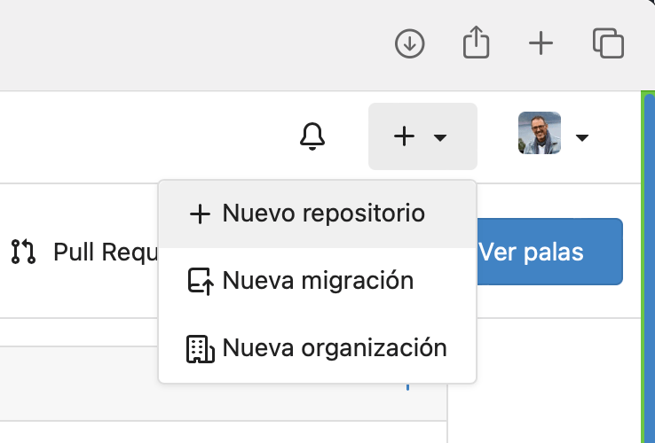 Crear un nuevo repositorio