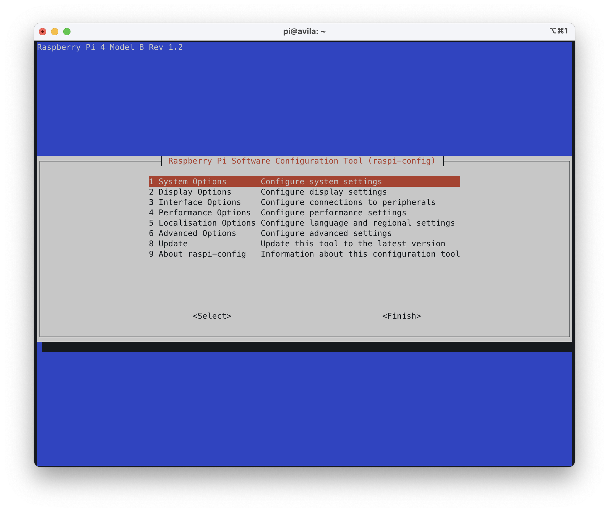 raspi-config