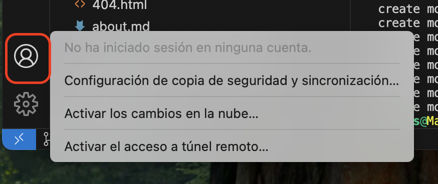 Empiezo sin estar conectado