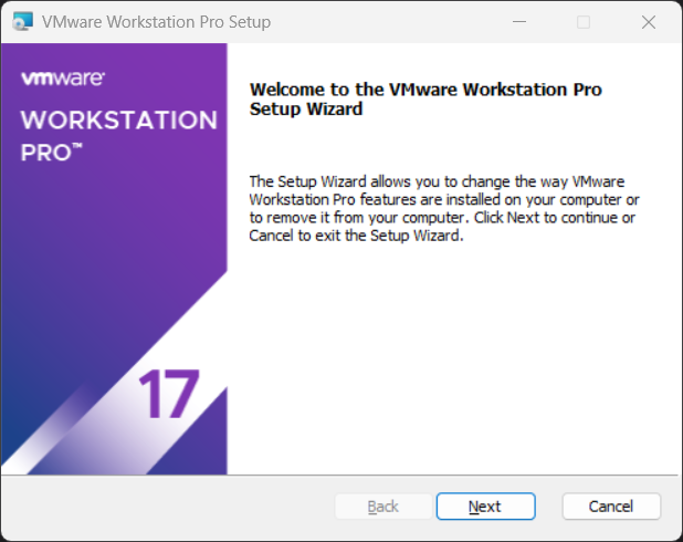 Instalación de VMWare Workstation Pro