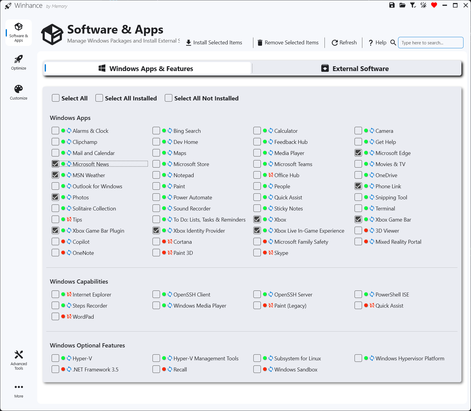 Winhance - Windows Enhancement Utility