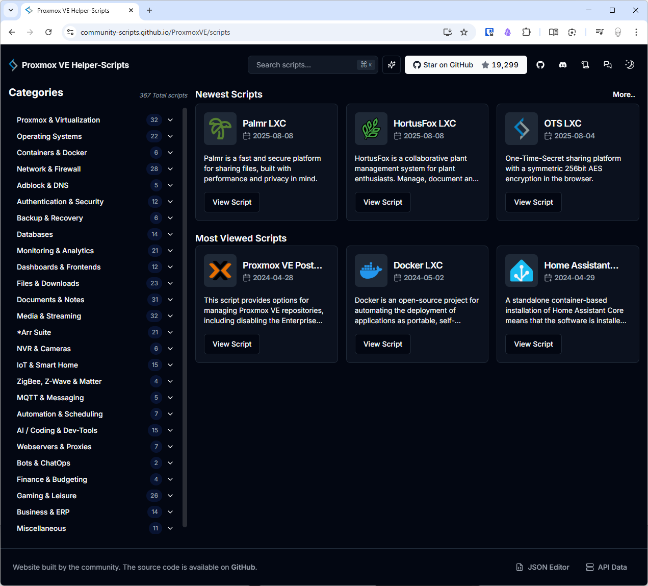 +350 scripts para instalarte tus CT's o VM's